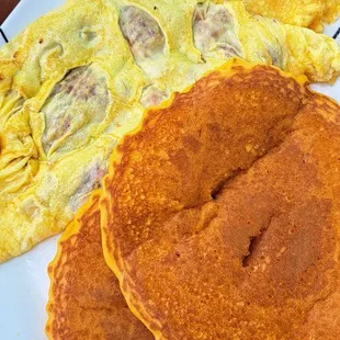 pancakes, food