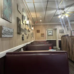 Back dining booths