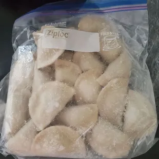 Half bag frozen chicken/veg mandoo