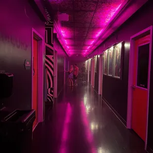 Hallway of doors