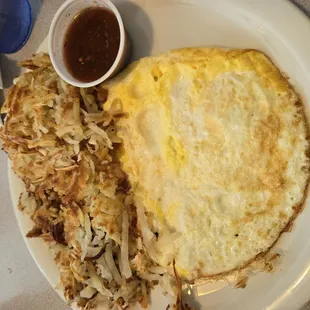 Ribeye steak and eggs, pt 2. Pancake not pictured
