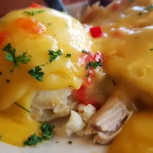 Lumpy fresh mashed potatoes