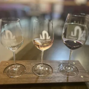 "2023" Torrontes "2021" Sangiovese Rosè "2021" Caring Carignan