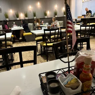 More empty tables. Need to work on turn around