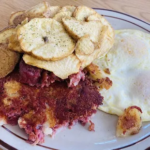 Corned beef -tasted like from a can