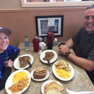 Chicken Fried Steak and Eggs