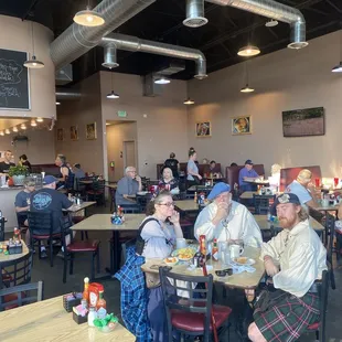 Clean open aired restaurant