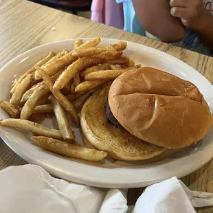 Kid's Cheeseburger and Fries