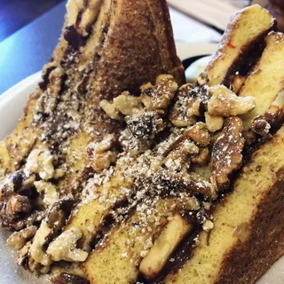 Banana Nut Stuffed French Toast