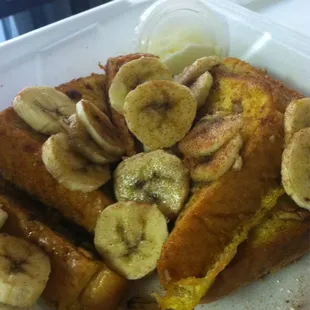 Banana Pecan French Toast