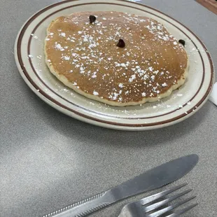 Chocolate chip pancake