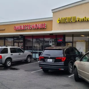 The front of the restaurant