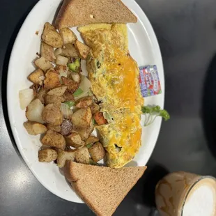 Veggie omelette