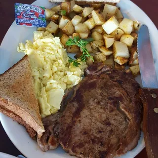 Rib-Eye Steak & Eggs
