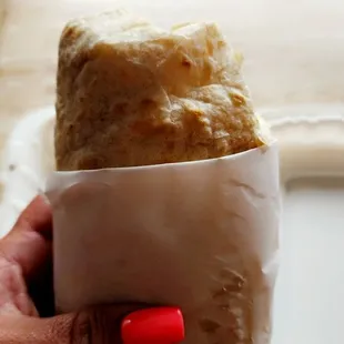 Their burritos are huge!