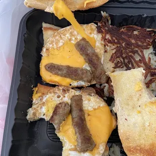 Breakfast Sandwich with sausage