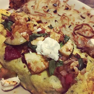 Cajun Salmon Omelette