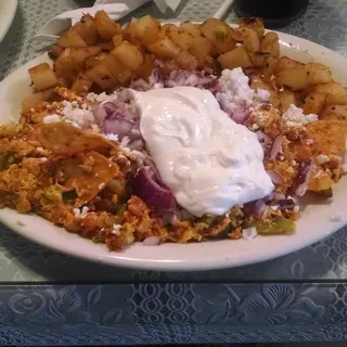 Veggie Chilaquiles