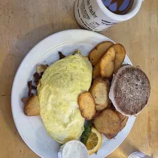Delicious omelette