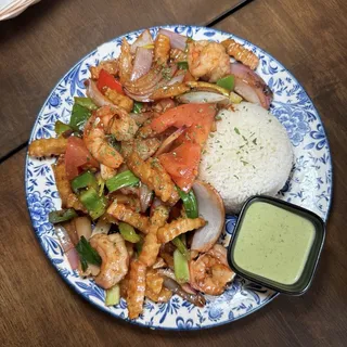 Shrimp Saltado
