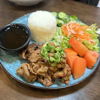 Grilled Pork w/ Steamed Rice