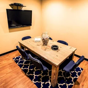 Conference Room.  Smoke eater and privacy.  Can be locked from the inside.