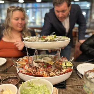 Seafood tower