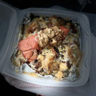 Lobster Bacon Mac Potato