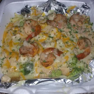 Chicken and Shrimp Pasta