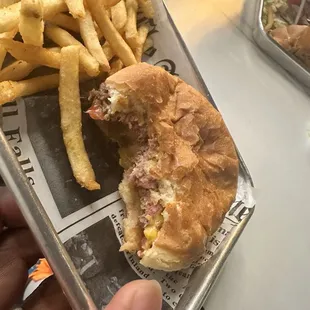 Kids burger was under cooked and very dry. they need to add a sauce to the bottom of the bun.