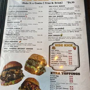 Burger Menu