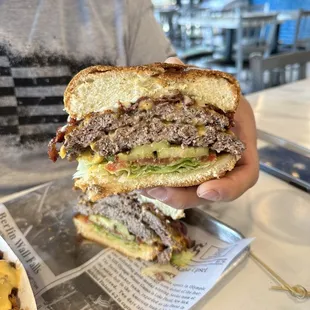 Omg Stack Burger with bacon!