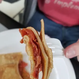 Pizza crepe