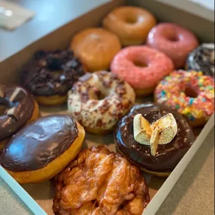 a variety of doughnuts
