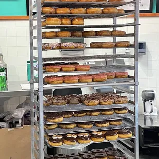 Fresh donuts on a Sunday morning