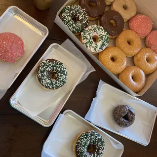 a variety of doughnuts