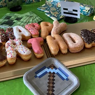 a variety of doughnuts