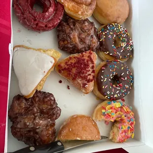 Dozen variety donuts