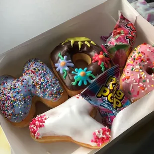 a box of assorted donuts