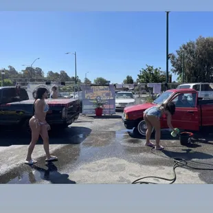 A few of the Hard Working ... Generous Baristas.