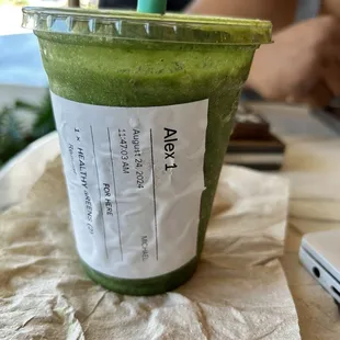 Healthy greens Smoothie