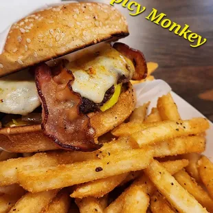 The Spicy Monkey Burger