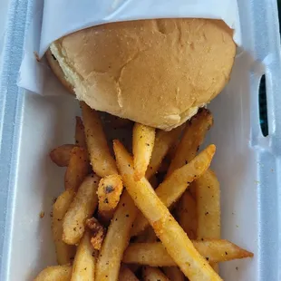 Lil' Homie and fries