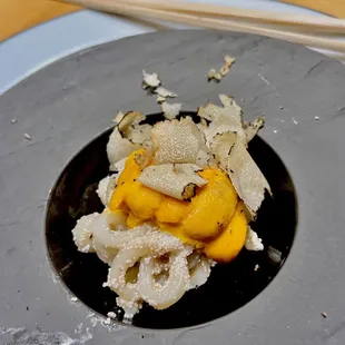 Uni udon with summer black truffle