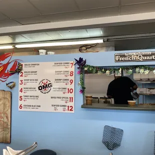 Crawfish, sausage, potatoes, corn