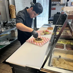 sushi and sashimi, interior