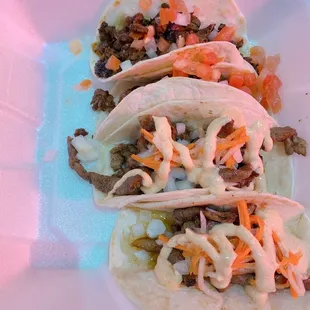 Steak Taco,OMG Pork Taco