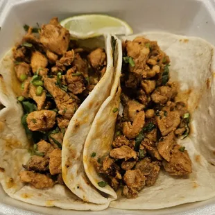 OMG Chicken tacos