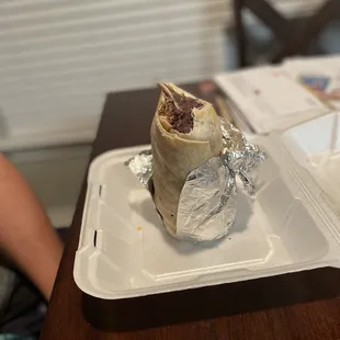 OMG Steak Burrito