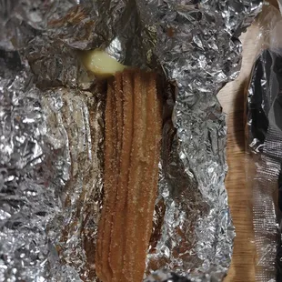 Cream filled churro